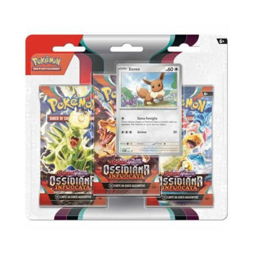 Scarlatto e Violetto Ossidiana Infuocata Blister 3 buste con carta promo